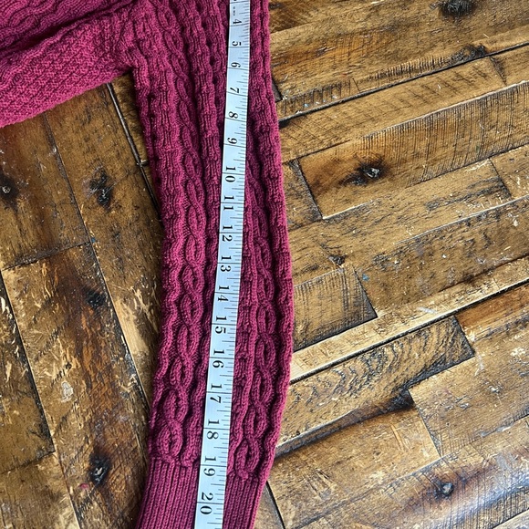 Leo & Nicole Pink Open-Front Cardigan - Picture 5 of 7